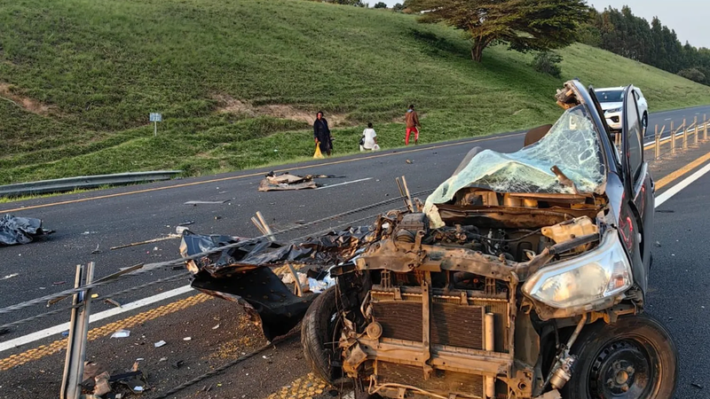 A head on collision between a taxi and truck have claimed the life of eight people Picture IPSS Medical Rescue