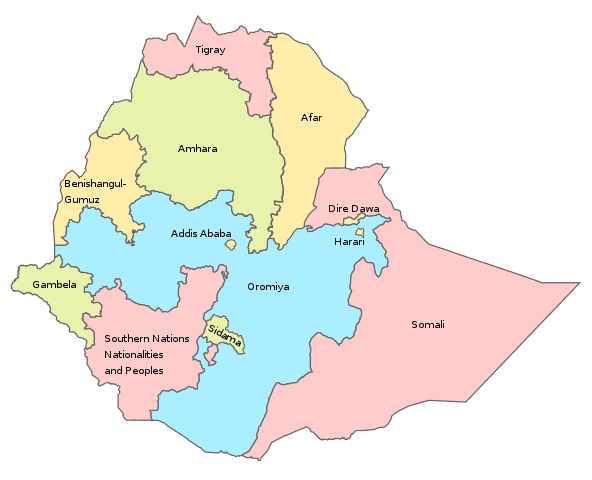 592px Regions of Ethiopia EN.svg