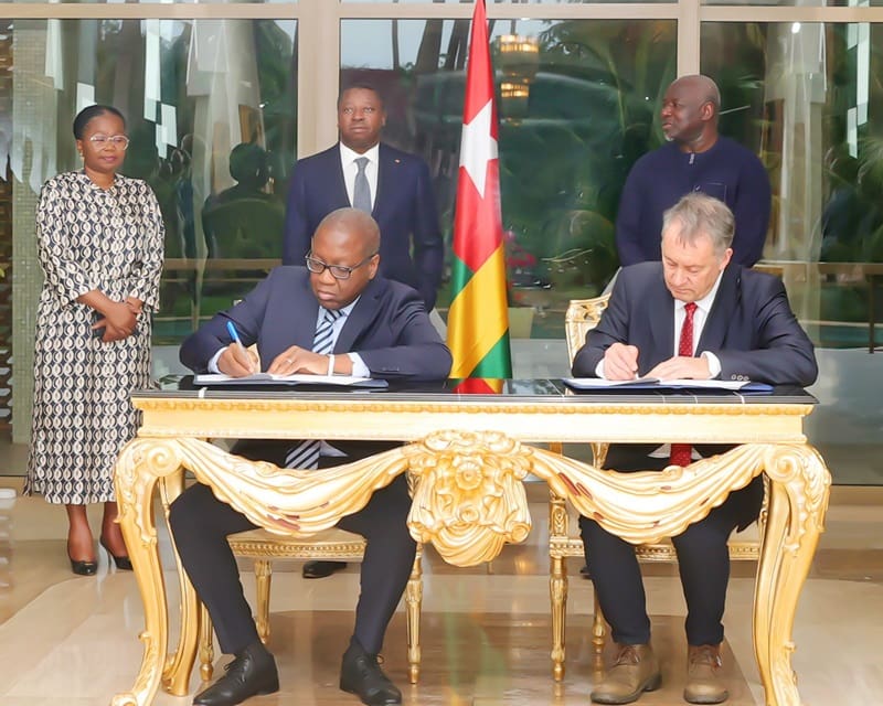 Togo and US firm officials