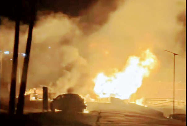 Tanker explosion