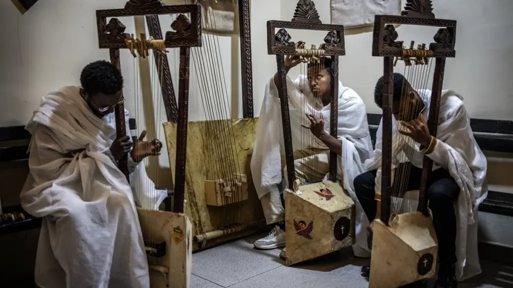 begena ethipian musical instrument