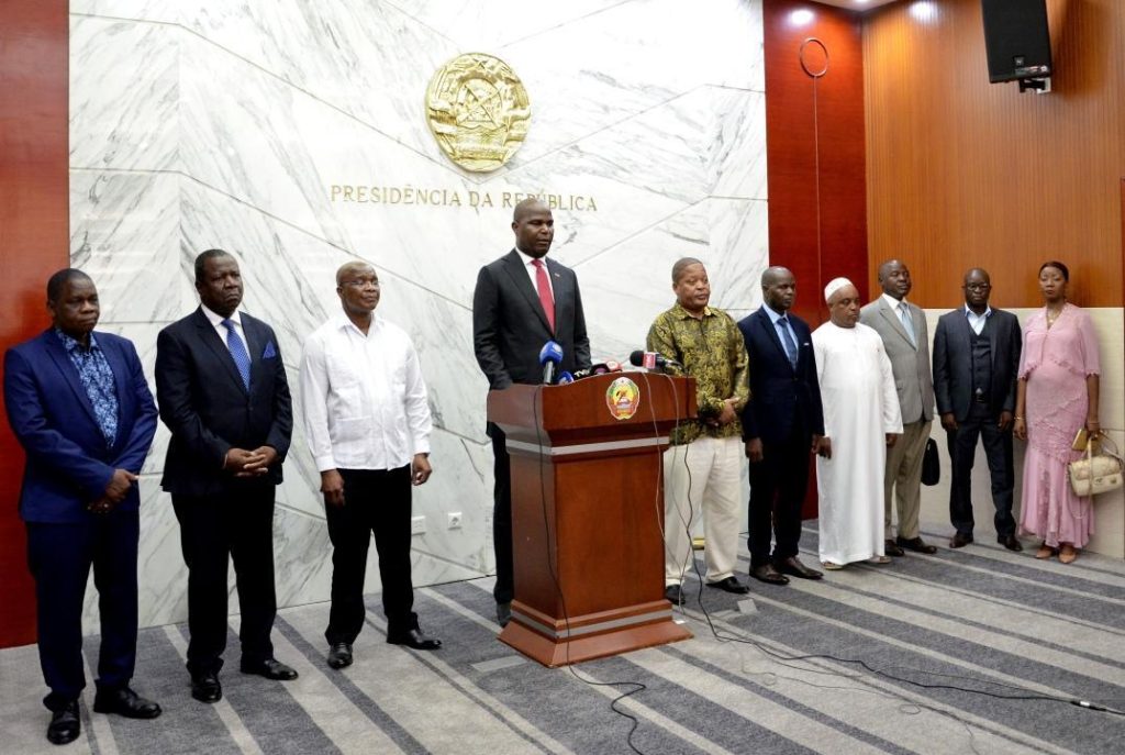 Mozambique President, main parties